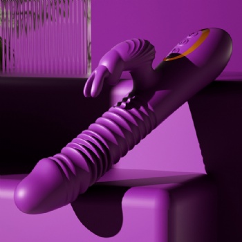 Hot‑selling Silicone Telescoping Vibrator with High‑Frequency Vibration