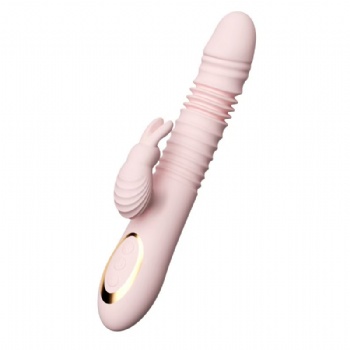 Hot‑selling Silicone Telescoping Vibrator with High‑Frequency Vibration